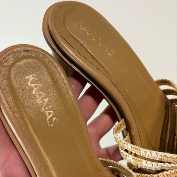 Kaanas Setar Strap Wooden Heel in Natural Size 7 - Picture 9 of 10